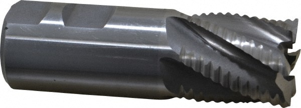 Value Collection 723-5834 Square End Mill: 1-1/4 Dia, 1-3/8 LOC, 1-1/4 Shank Dia, 3-7/8 OAL, 6 Flutes, Cobalt Image