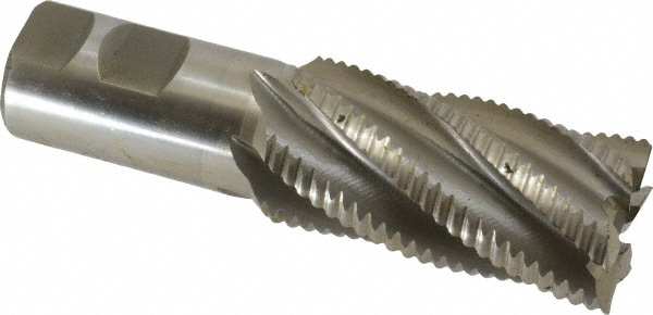 Value Collection 723-5862 Square End Mill: 1-1/2 Dia, 3 LOC, 1-1/4 Shank Dia, 5-1/2 OAL, 6 Flutes, Cobalt Image