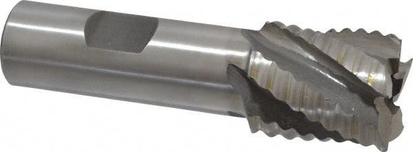 Value Collection 723-5792 Square End Mill: 1 Dia, 1-1/8 LOC, 3/4 Shank Dia, 3-3/8 OAL, 5 Flutes, Cobalt Image