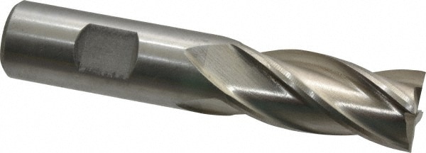 Value Collection 720-3217 Square End Mill: 3/4 Dia, 1-5/8 LOC, 3/4 Shank Dia, 3-7/8 OAL, 4 Flutes, High Speed Steel Image