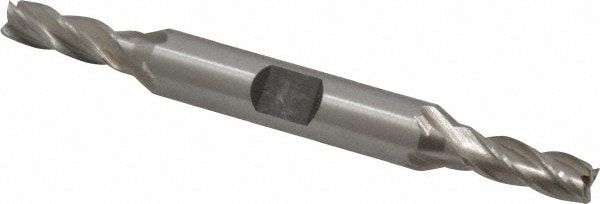 Value Collection 720-4106 Square End Mill: 1/4 Dia, 5/8 LOC, 3/8 Shank Dia, 3-3/8 OAL, 4 Flutes, High Speed Steel Image