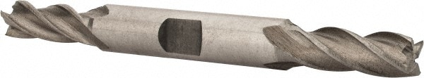 Value Collection 720-4108 Square End Mill: 5/16 Dia, 3/4 LOC, 3/8 Shank Dia, 3-1/2 OAL, 4 Flutes, High Speed Steel Image