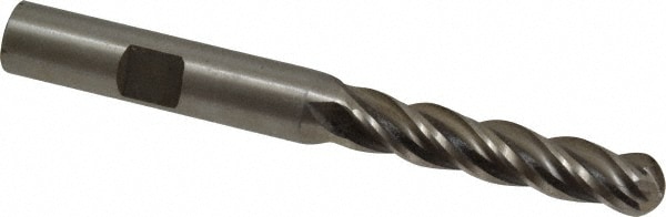 Value Collection 320-3718 Ball End Mill: 0.3125" Dia, 1.5" LOC, 4 Flute, High Speed Steel Image