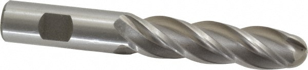 Value Collection 320-3768 Ball End Mill: 0.75" Dia, 3" LOC, 4 Flute, High Speed Steel Image