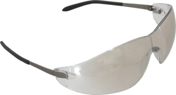 Safety Glass: Scratch-Resistant, Polycarbonate, Mirror Lenses, Frameless, UV Protection