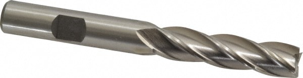 Value Collection 720-3305 Square End Mill: 3/8 Dia, 1-1/2 LOC, 3/8 Shank Dia, 3-1/4 OAL, 4 Flutes, High Speed Steel Image