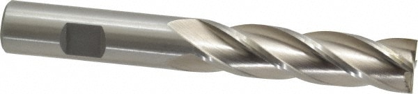 Value Collection 720-3309 Square End Mill: 5/8 Dia, 2-1/2 LOC, 5/8 Shank Dia, 4-5/8 OAL, 4 Flutes, High Speed Steel Image