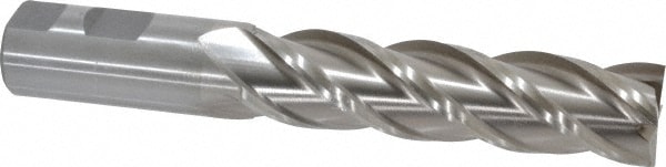 Value Collection 720-3325 Square End Mill: 1 Dia, 4 LOC, 1 Shank Dia, 6-1/2 OAL, 4 Flutes, High Speed Steel Image