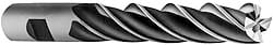 Value Collection 720-3418 Square End Mill: 1-1/4 Dia, 6 LOC, 1-1/4 Shank Dia, 8-1/2 OAL, 6 Flutes, High Speed Steel Image