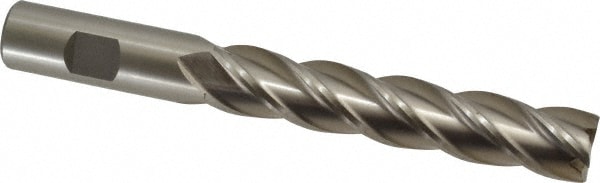 Value Collection 720-3411 Square End Mill: 3/4 Dia, 4 LOC, 3/4 Shank Dia, 6-1/4 OAL, 4 Flutes, High Speed Steel Image