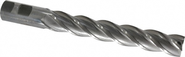 Value Collection 720-3415 Square End Mill: 1 Dia, 6 LOC, 1 Shank Dia, 8-1/2 OAL, 4 Flutes, High Speed Steel Image