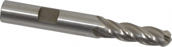 Value Collection 320-3710 Ball End Mill: 0.3125" Dia, 1" LOC, 4 Flute, High Speed Steel Image