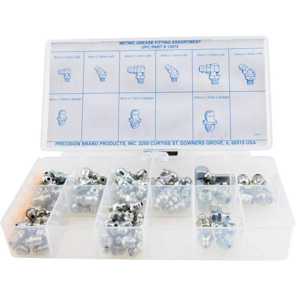 95 Piece, Metric, Grease Fitting Set