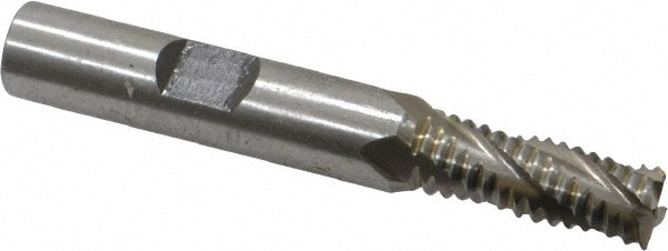 Value Collection 724-0053 Square End Mill: 5/16 Dia, 3/4 LOC, 3/8 Shank Dia, 2-1/2 OAL, 4 Flutes, Cobalt Image