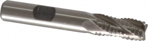 Value Collection 724-0077 Square End Mill: 3/8 Dia, 3/4 LOC, 3/8 Shank Dia, 2-1/2 OAL, 4 Flutes, Cobalt Image