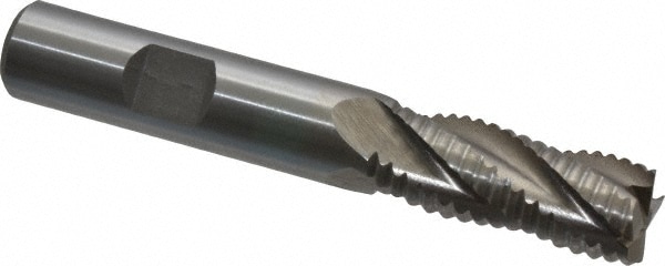 Value Collection 724-0116 Square End Mill: 1/2 Dia, 1-1/4 LOC, 1/2 Shank Dia, 3-1/4 OAL, 4 Flutes, Cobalt Image