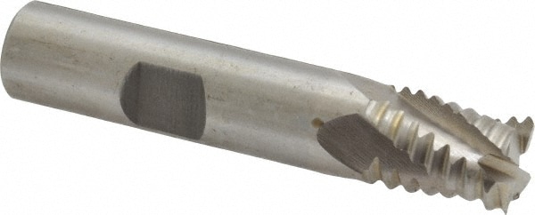 Value Collection 724-0110 Square End Mill: 1/2 Dia, 5/8 LOC, 1/2 Shank Dia, 2-5/8 OAL, 4 Flutes, Cobalt Image