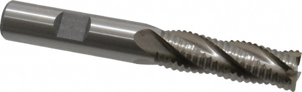 Value Collection 724-0119 Square End Mill: 1/2 Dia, 1-5/8 LOC, 1/2 Shank Dia, 3-5/8 OAL, 4 Flutes, Cobalt Image