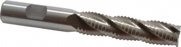 Value Collection 724-0155 Square End Mill: 5/8 Dia, 2-1/2 LOC, 5/8 Shank Dia, 4-5/8 OAL, 4 Flutes, Cobalt Image