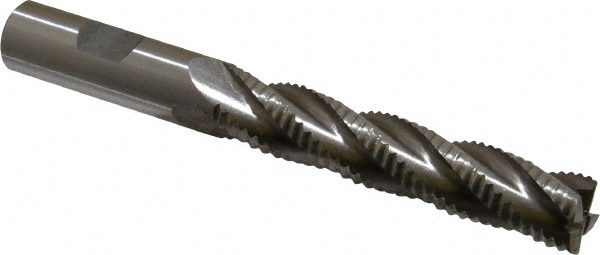 Value Collection 724-0161 Square End Mill: 5/8 Dia, 3-1/8 LOC, 5/8 Shank Dia, 5-1/4 OAL, 4 Flutes, Cobalt Image