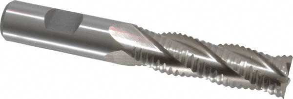 Value Collection 724-0152 Square End Mill: 5/8 Dia, 2-1/8 LOC, 5/8 Shank Dia, 4-1/4 OAL, 4 Flutes, Cobalt Image