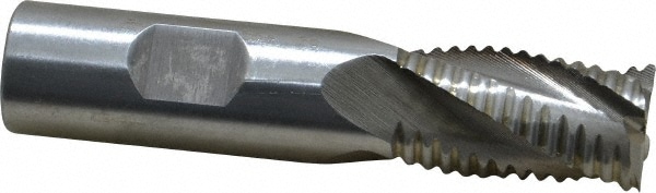 Value Collection 724-0179 Square End Mill: 3/4 Dia, 1-1/4 LOC, 3/4 Shank Dia, 3-1/2 OAL, 4 Flutes, Cobalt Image