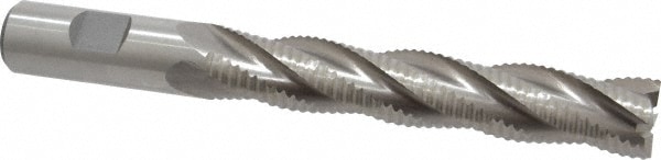 Value Collection 724-0197 Square End Mill: 3/4 Dia, 4-1/8 LOC, 3/4 Shank Dia, 6-3/8 OAL, 4 Flutes, Cobalt Image