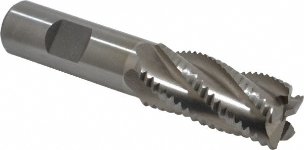 Value Collection 724-0212 Square End Mill: 7/8 Dia, 1-7/8 LOC, 3/4 Shank Dia, 4-1/8 OAL, 5 Flutes, Cobalt Image