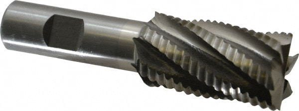 Value Collection 724-0278 Square End Mill: 1-1/8 Dia, 2 LOC, 3/4 Shank Dia, 4-1/4 OAL, 6 Flutes, Cobalt Image