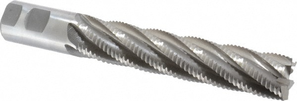 Value Collection 724-0314 Square End Mill: 1-1/4 Dia, 6 LOC, 1-1/4 Shank Dia, 8-1/2 OAL, 6 Flutes, Cobalt Image