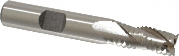 Value Collection 724-0062 Square End Mill: 11/32 Dia, 3/4 LOC, 3/8 Shank Dia, 2-1/2 OAL, 3 Flutes, Cobalt Image