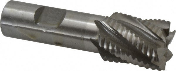 Value Collection 724-0230 Square End Mill: 1 Dia, 1-1/8 LOC, 3/4 Shank Dia, 3-3/8 OAL, 6 Flutes, Cobalt Image