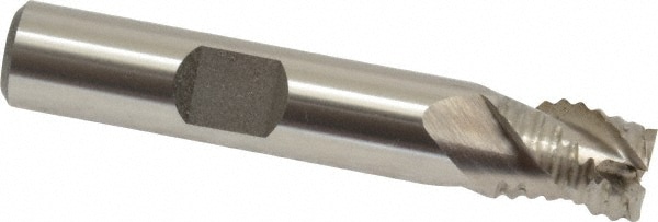 Value Collection 723-4430 Square End Mill: 3/8 Dia, 7/16 LOC, 3/8 Shank Dia, 2-3/16 OAL, 3 Flutes, Cobalt Image