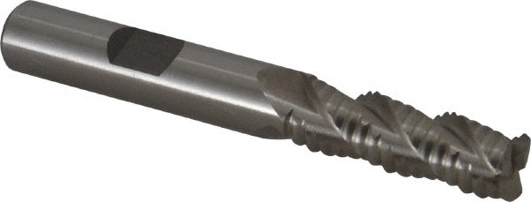 Value Collection 723-4436 Square End Mill: 3/8 Dia, 1-1/8 LOC, 3/8 Shank Dia, 2-13/16 OAL, 3 Flutes, Cobalt Image