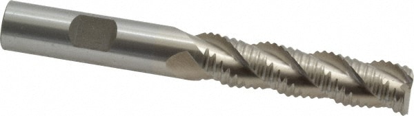 Value Collection 723-4463 Square End Mill: 1/2 Dia, 2 LOC, 1/2 Shank Dia, 4 OAL, 3 Flutes, Cobalt Image