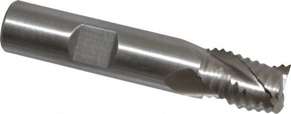 Value Collection 723-4451 Square End Mill: 1/2 Dia, 5/8 LOC, 1/2 Shank Dia, 2-5/8 OAL, 3 Flutes, Cobalt Image