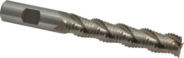 Value Collection 723-4496 Square End Mill: 5/8 Dia, 3-1/8 LOC, 5/8 Shank Dia, 5-1/4 OAL, 3 Flutes, Cobalt Image