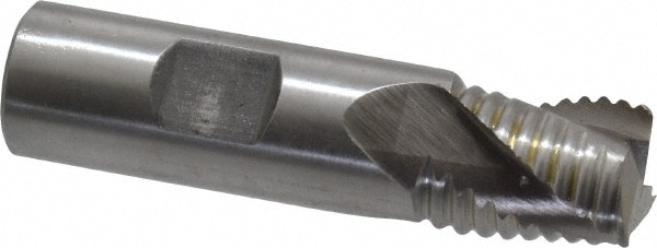 Value Collection 723-4505 Square End Mill: 3/4 Dia, 3/4 LOC, 3/4 Shank Dia, 3 OAL, 3 Flutes, Cobalt Image