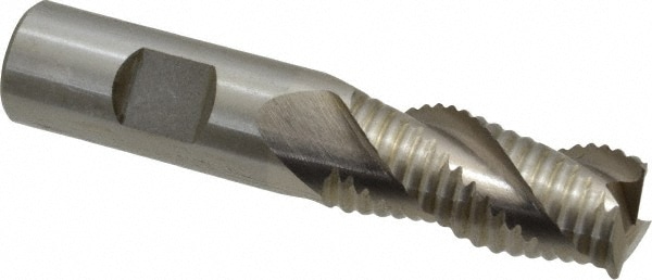 Value Collection 723-4511 Square End Mill: 3/4 Dia, 1-5/8 LOC, 3/4 Shank Dia, 3-3/4 OAL, 3 Flutes, Cobalt Image