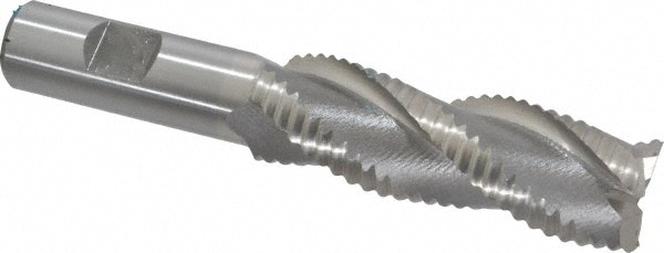 Value Collection 723-4562 Square End Mill: 1 Dia, 3 LOC, 3/4 Shank Dia, 5-1/4 OAL, 3 Flutes, Cobalt Image