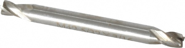 Value Collection 723-4312 Square End Mill: 5/32 Dia, 1/4 LOC, 3/16 Shank Dia, 2 OAL, 4 Flutes, Cobalt Image