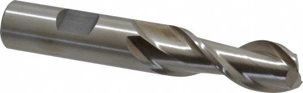 Value Collection 720-1531 Square End Mill: 5/8 Dia, 1-5/8 LOC, 5/8 Shank Dia, 3-3/4 OAL, 2 Flutes, High Speed Steel Image