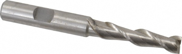 Value Collection 720-1509 Square End Mill: 5/16 Dia, 1-3/8 LOC, 3/8 Shank Dia, 3-1/8 OAL, 2 Flutes, High Speed Steel Image