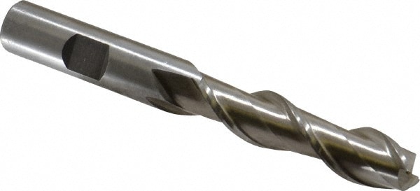 Value Collection 720-1527 Square End Mill: 1/2 Dia, 2 LOC, 1/2 Shank Dia, 4 OAL, 2 Flutes, High Speed Steel Image