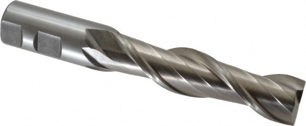 Value Collection 720-1555 Square End Mill: 1 Dia, 4 LOC, 1 Shank Dia, 6-1/2 OAL, 2 Flutes, High Speed Steel Image