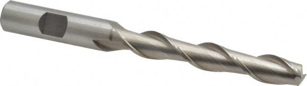 Value Collection 720-1523 Square End Mill: 7/16 Dia, 2-3/4 LOC, 1/2 Shank Dia, 4-3/4 OAL, 2 Flutes, High Speed Steel Image