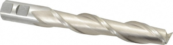 Value Collection 720-1547 Square End Mill: 7/8 Dia, 5 LOC, 7/8 Shank Dia, 7-1/4 OAL, 2 Flutes, High Speed Steel Image