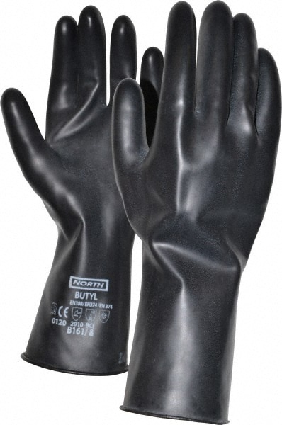 Butyl rubber hot sale gloves