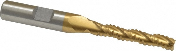 Value Collection 724-5041 1/4" Diam 3-Flute 30° Cobalt Square Roughing & Finishing End Mill Image