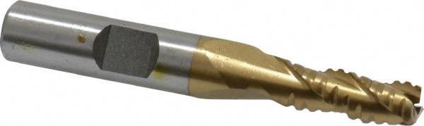 Value Collection 724-5044 9/32" Diam 3-Flute 30° Cobalt Square Roughing & Finishing End Mill Image